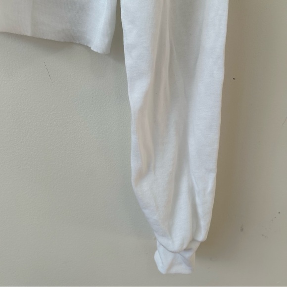 Recycled Karma Bad Donkey puff sleeves Women’s White Medium - Picture 7 of 13